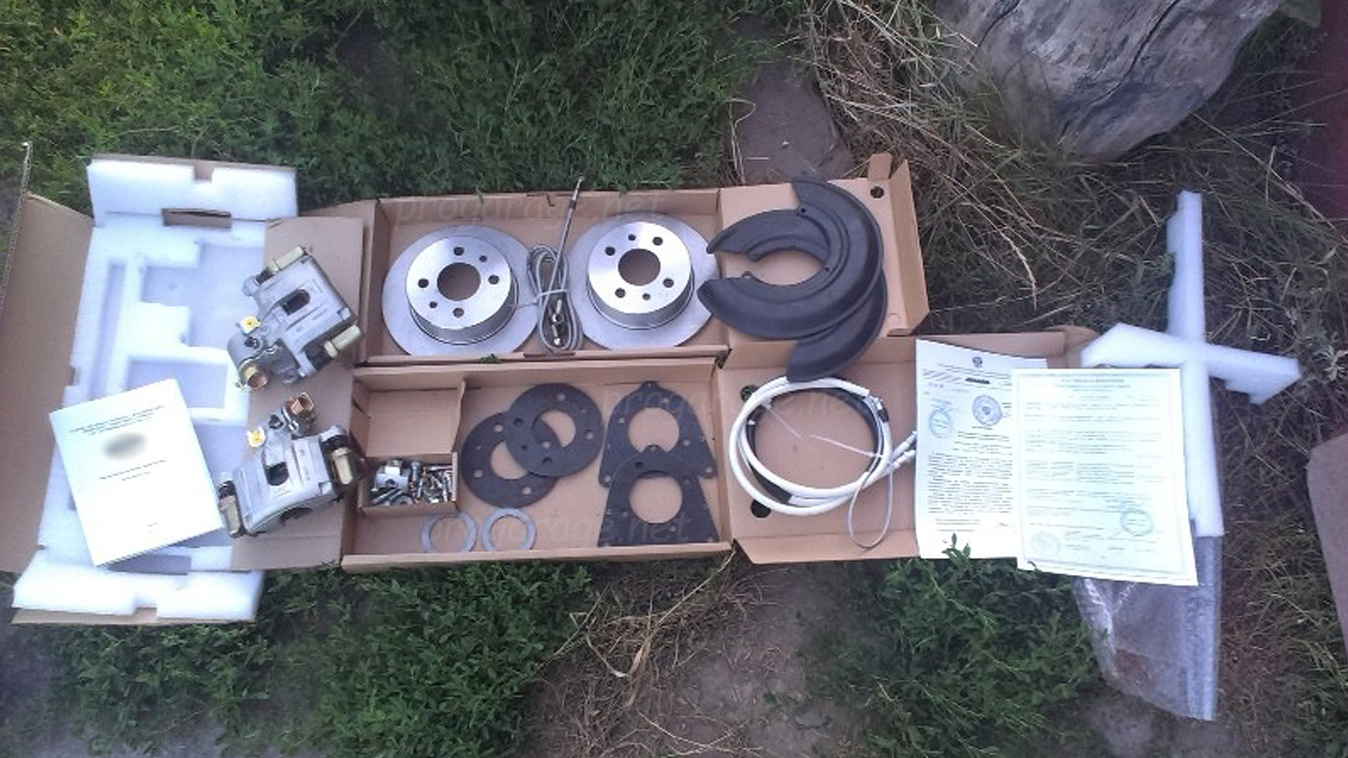 Нормальные задние дисковые тормоза для жигулей